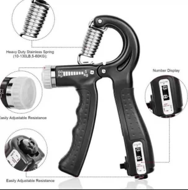 Adjustable Hand Grip with Counter